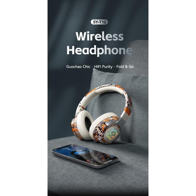 Wireless Gaming Headsets, 5.3 Generation, Wireless 360° Stereo, Light Folding Design, Noise-cancelling Microphone, Type-C Charging & USB-C Interface, Clear Call Music, Sports Music Compatible, Wireless Gaming Headset Wireless Gaming Headsets, 5.3 Generation, Wireless 360° Stereo, Light Folding Design, Noise-cancelling Microphone, Type-C Charging & USB-C Interface, Clear Call Music, Sports Music Compatible, Wireless Gaming Headset