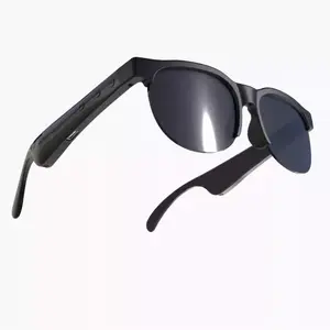 Hy02 Smart Glasses, Wearable Wireless Device with AI Global Translation, Cycling-Ready UV Protection & Bluetooth Connectivity