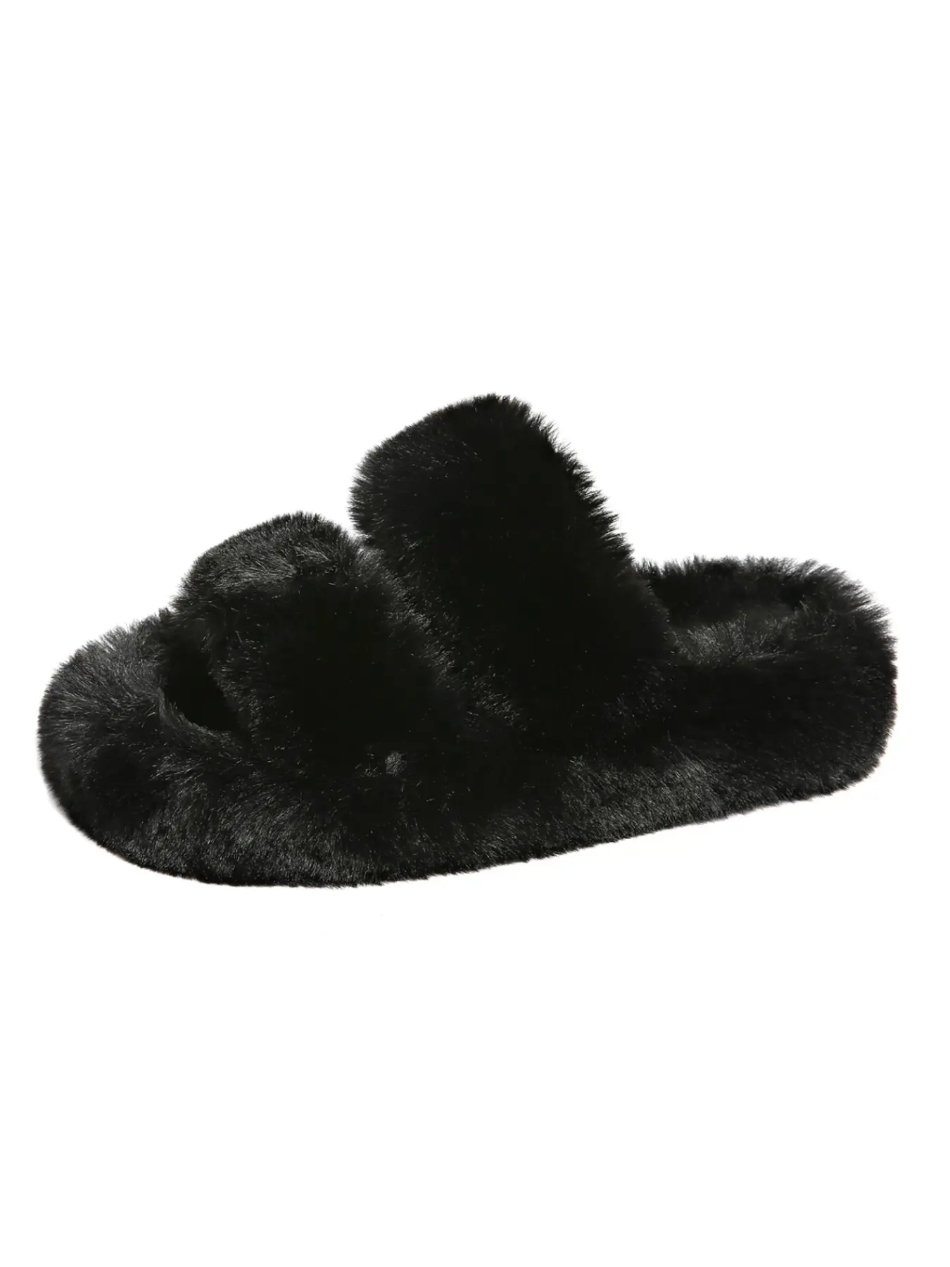 New Women's Soft Sole Anti-Slip Fashion Versatile Home Plush Slippers, Multiple Colors Available, Trendy Height-Boosting Outdoor Plush Cotton Slippers, Indoor Slippers