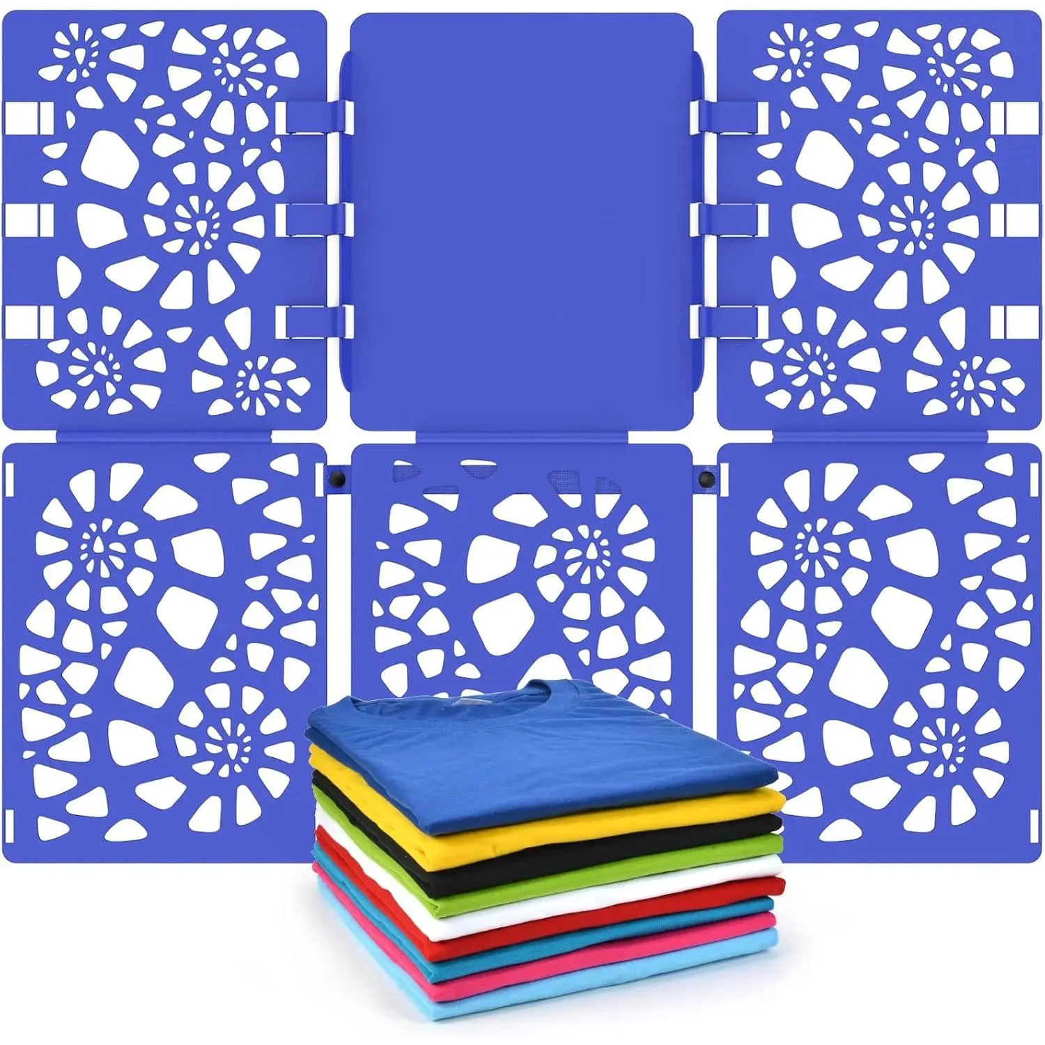 Shirt Folding Board Clothes Folder Neatly Blue