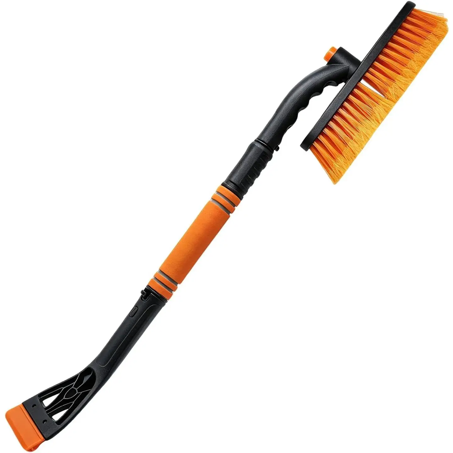 Aluminum Brush and Ice Scraper,2-in-1 Detachable Car Snow Removal Tool with Ergonomic Grip for Car Accessories, Ice Scrapers for Car Windshield, Snow Removal Tool for