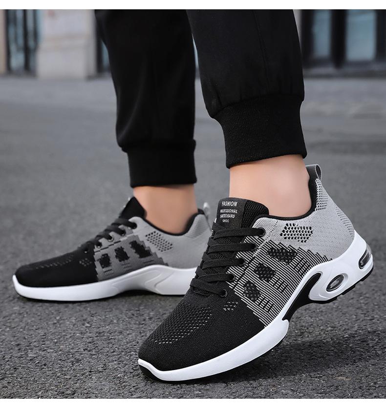 Men's Summer New Shoes, Mesh Breathable Running Shoes, Popular Casual Sports Shoes