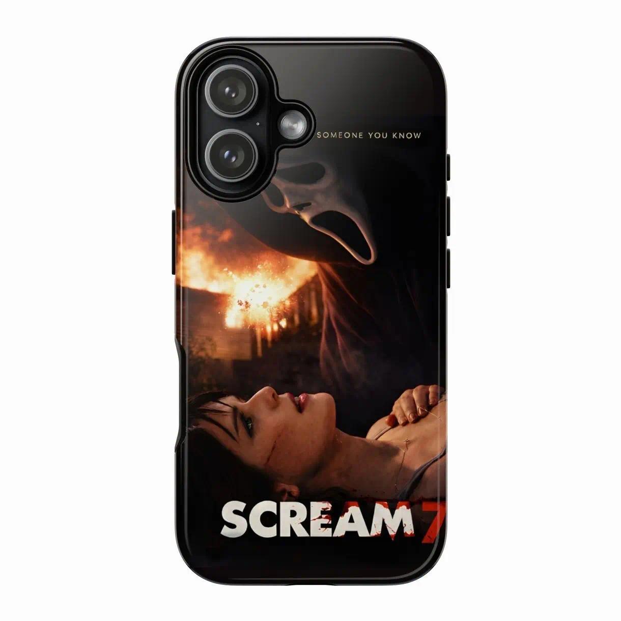 Scream 7 30th Anniversary of Scream Tour 2026 Movie Double-layer durable phone Cases For iPhone 17 16 15 14 13 12 Promax Pro Plus, hard shell protection ,Unique design,best Gift