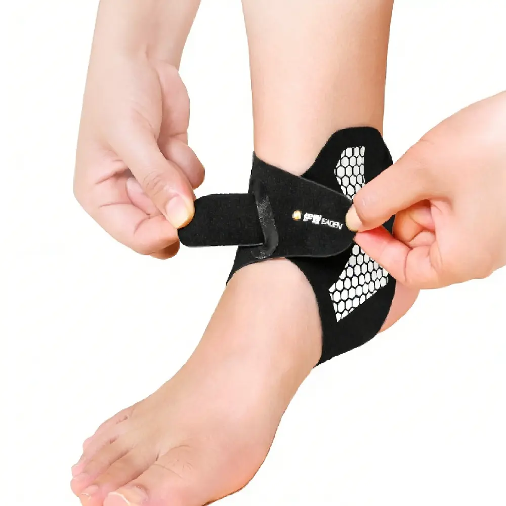 1PCS  Ankle Brace, Adjustable Basketball Ankle Stabilizer, Open Heel Compression Sleeve for Men & Women, Professional Grade for Basketball & Running