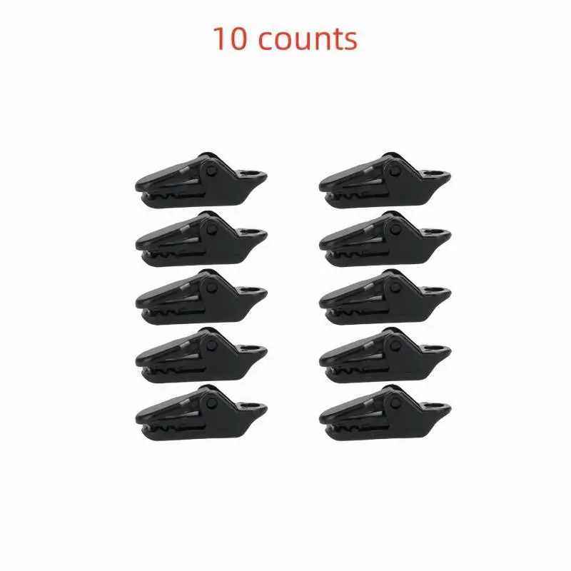 10 Durable Outdoor Tent Clips, Tent Anchors, Essential Camping Gear, Secure Your Tent, Basic Camping Accessories