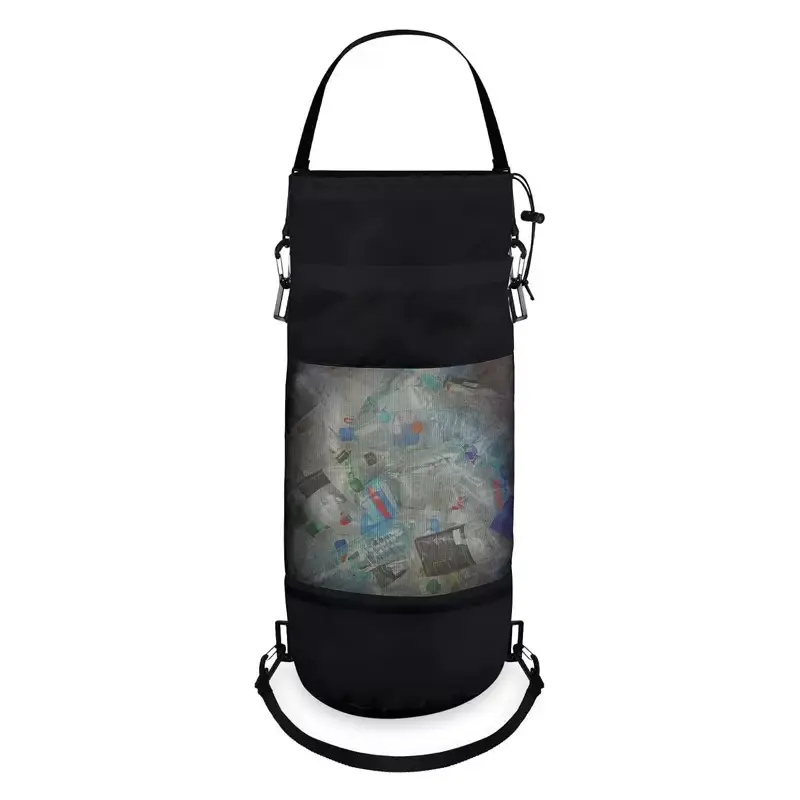 Portable Waterproof Oxford Marine Boat Garbage Storage Bag With Adjustable Shoulder Strap For Floating Boats Yachts Pontoon Fishing Outdoor Activities