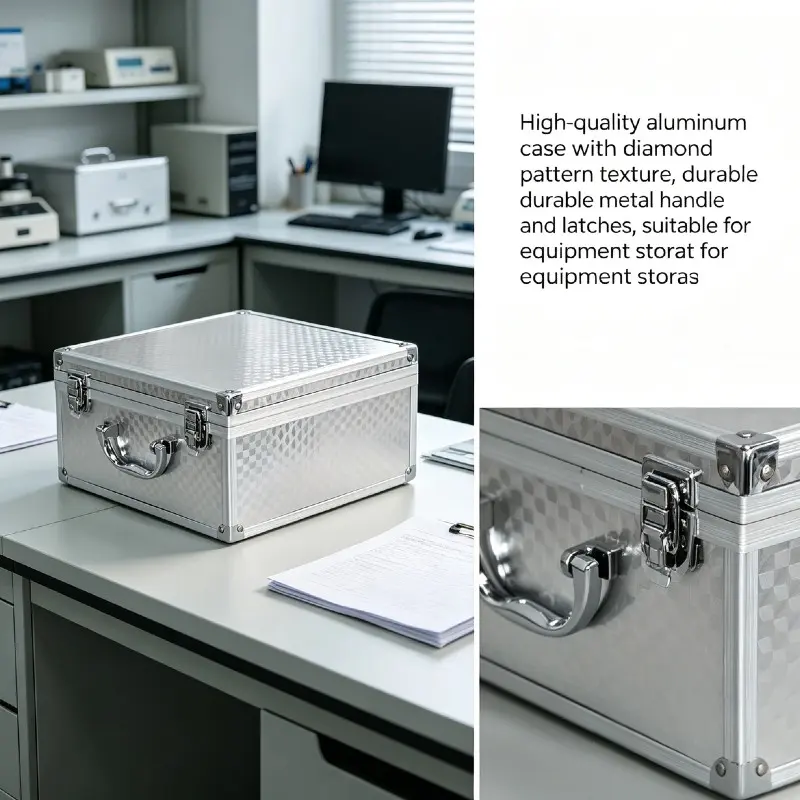 Right Angle Aluminum Box for Storage, Durable Shell, Moisture-Resistant, Ideal for Organization, Long-Lasting Use, Secure Keeping Solution