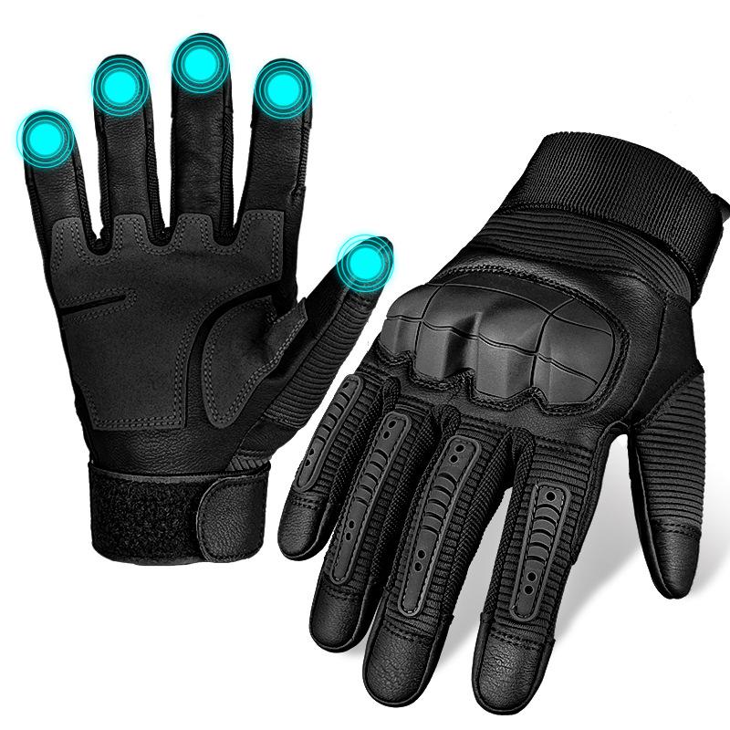 Five-finger touch screen tactical gloves outdoor sports mountaineering motorcycle wear-resistant combat gloves