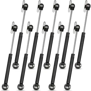 10PCS 10 Inch 100N/22.5Lb Gas Struts for Cabinets, Heavy Duty Gas Strut Lid Support Soft Open Gas Springs, Gas Shocks/Props, Cabinet Door Lift Pneumatic Support