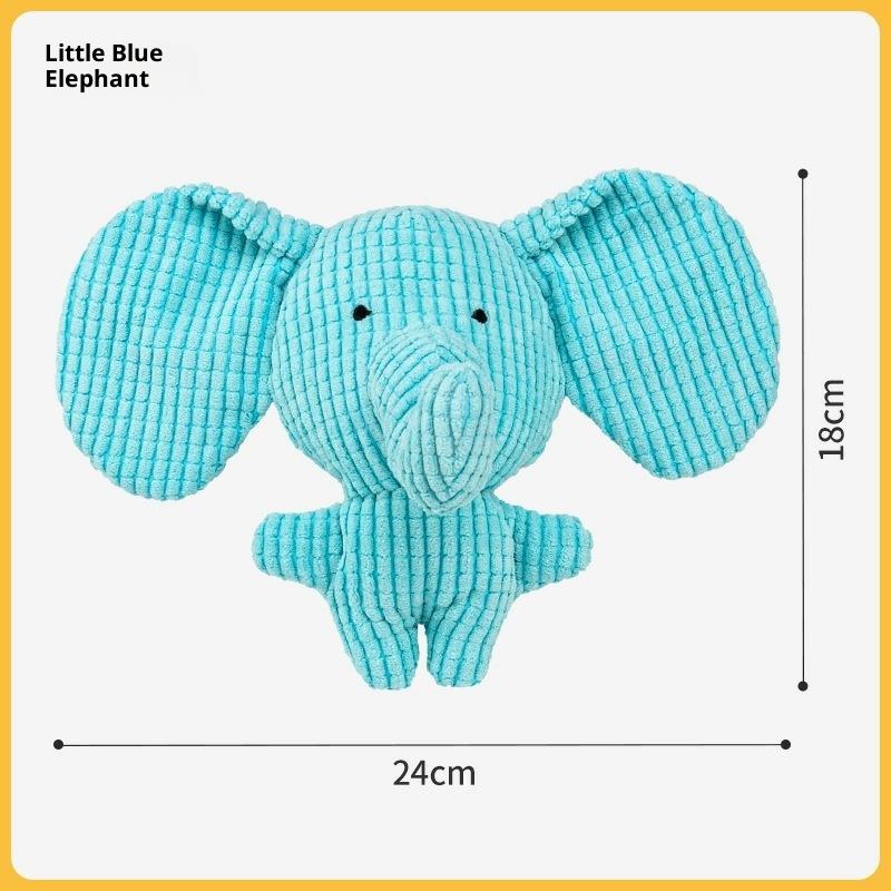 Dog toy plush sound toy big silly elephant pet