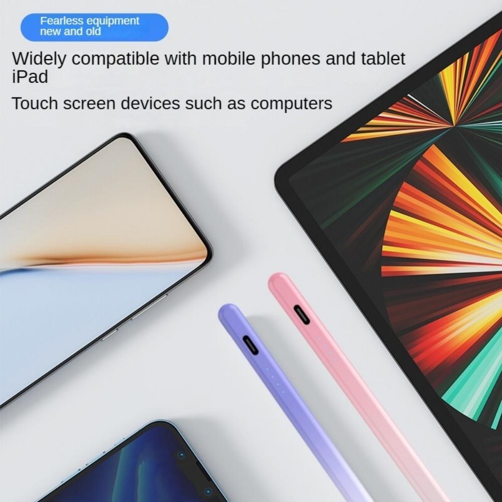Universal Touch Stylus Pen, USB Rechargeable Stylus Pen, Precise Writing and Drawing Touch Screen Pen for Phones and Tablets, Touchscreen Pen