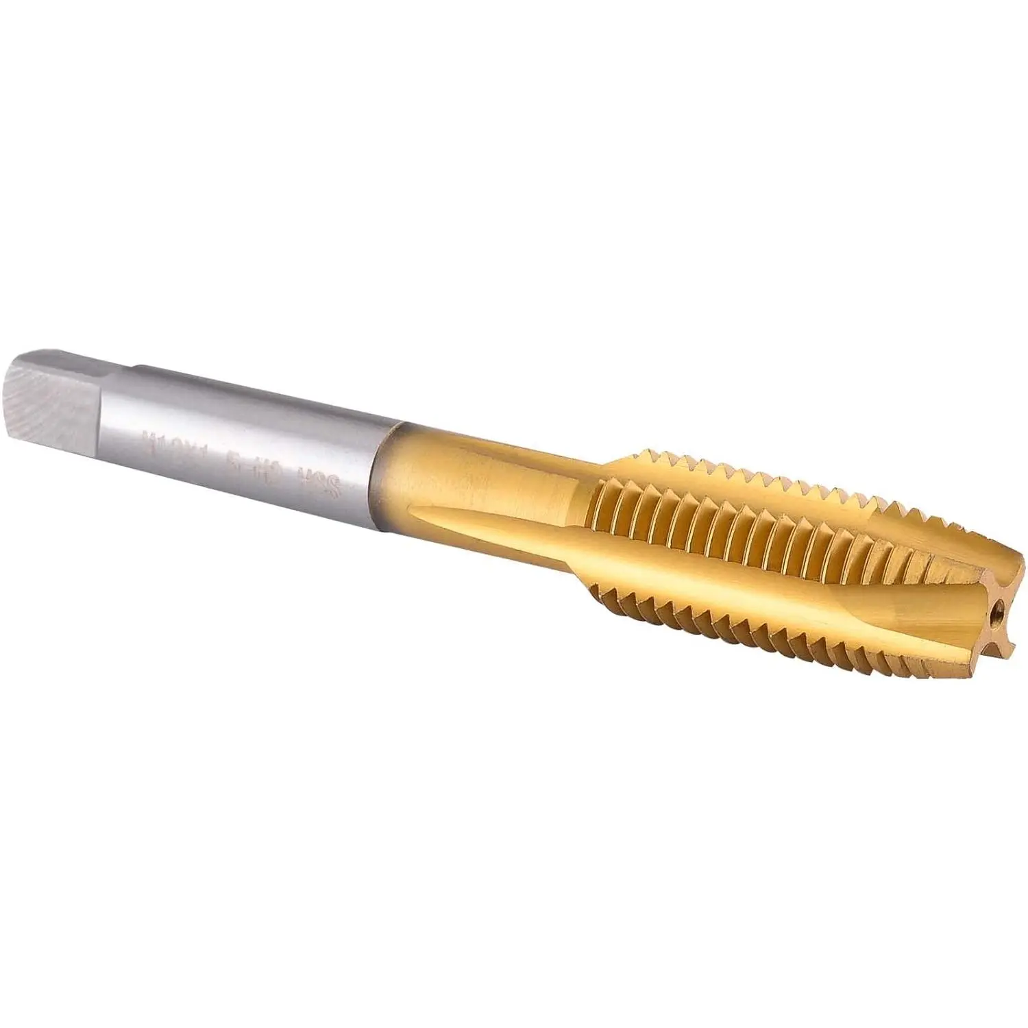M12 x 1.5 HSS Titanium Coated Spiral Point Plug Threading Tap