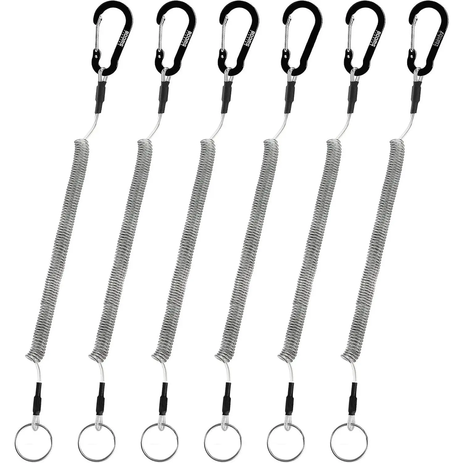 T04  Lanyards  Tool/Pole Safety Coil Lanyard Retractable Wire Inside Tup Cover