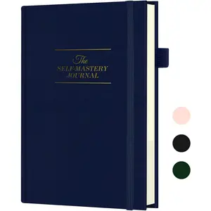 Self-Mastery Journal for Men & Women - Gratitude Journal for Daily Reflection, Mindfulness, and Self-Care - Guided Manifestation Journals - Inspirational Goal Journals with Pen Holder
