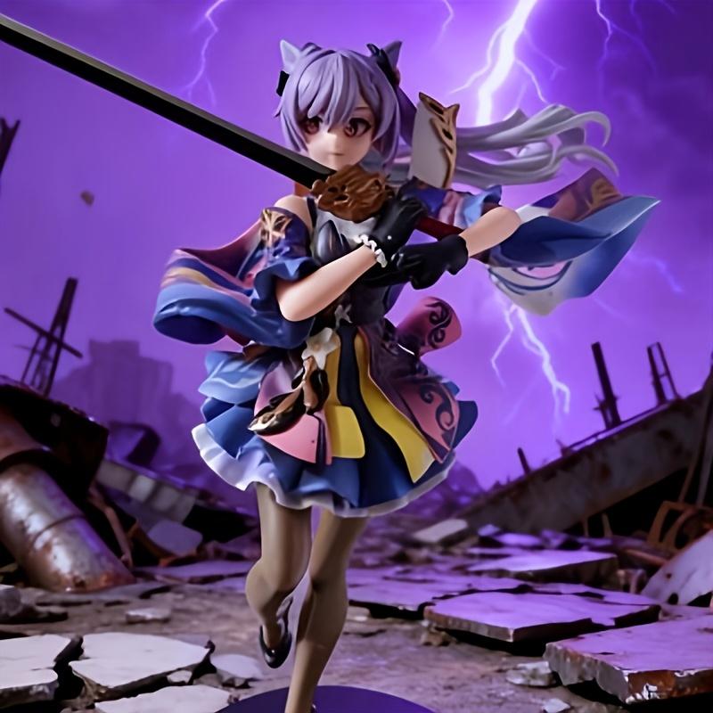 1pc 9-inch Anime Girl Statue Model, Bookshelf and Car Decoration, Collectible Character Toy, Home Desktop and Car Ornament, Ideal Holiday Gift Choice for Anime Fans