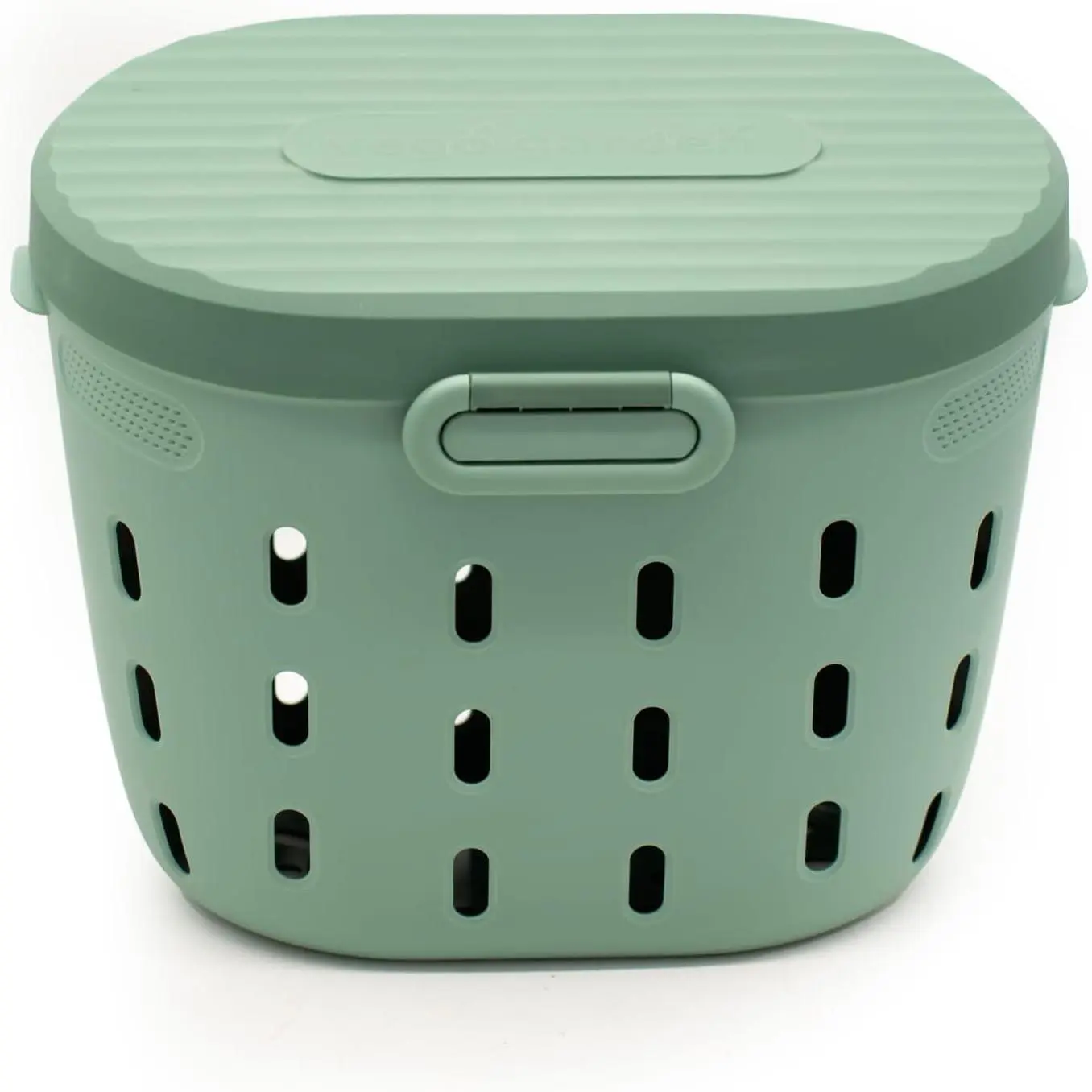 In-Ground Worm Composter Outdoor Farm Compost Bin 7 Gallons BPA-Free Composting System for Raised Garden Beds, Sage Green