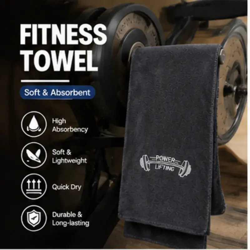 Quick Drying Sport Towel Suitable for Gym Workout Swimming Yogas Soft Absorbent Polyester Texture Multiple Color 25x110cm Gym Towel Lightweight Soft Towel