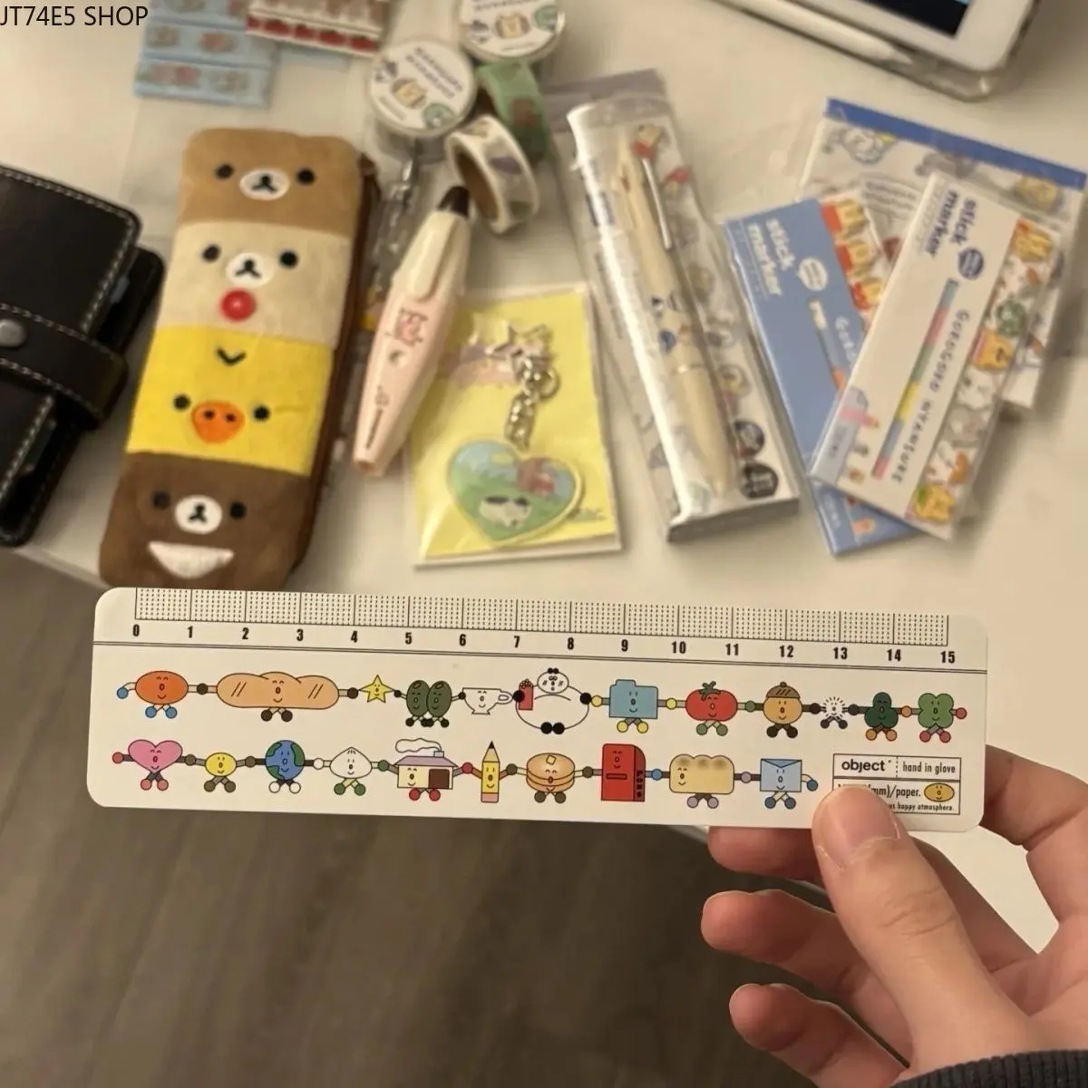 Cute Hand Pattern Acrylic Ruler, Lovely Student Measuring Stationery