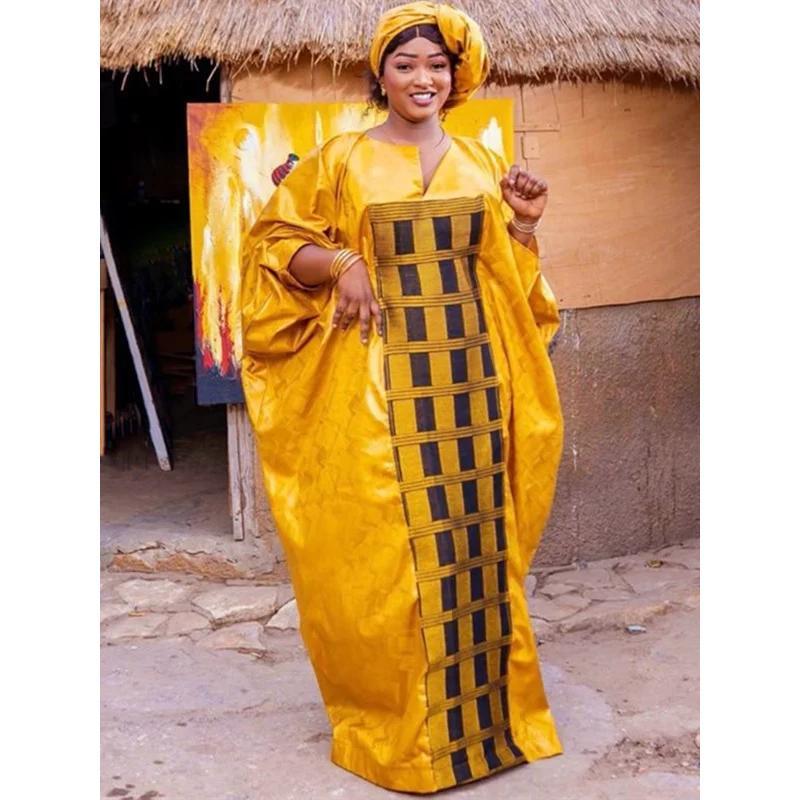 Plus Size African Clothes for Women Dashiki Traditional Bazin Embroidery Gown High Quality Wedding Evening Party Dresses 2026