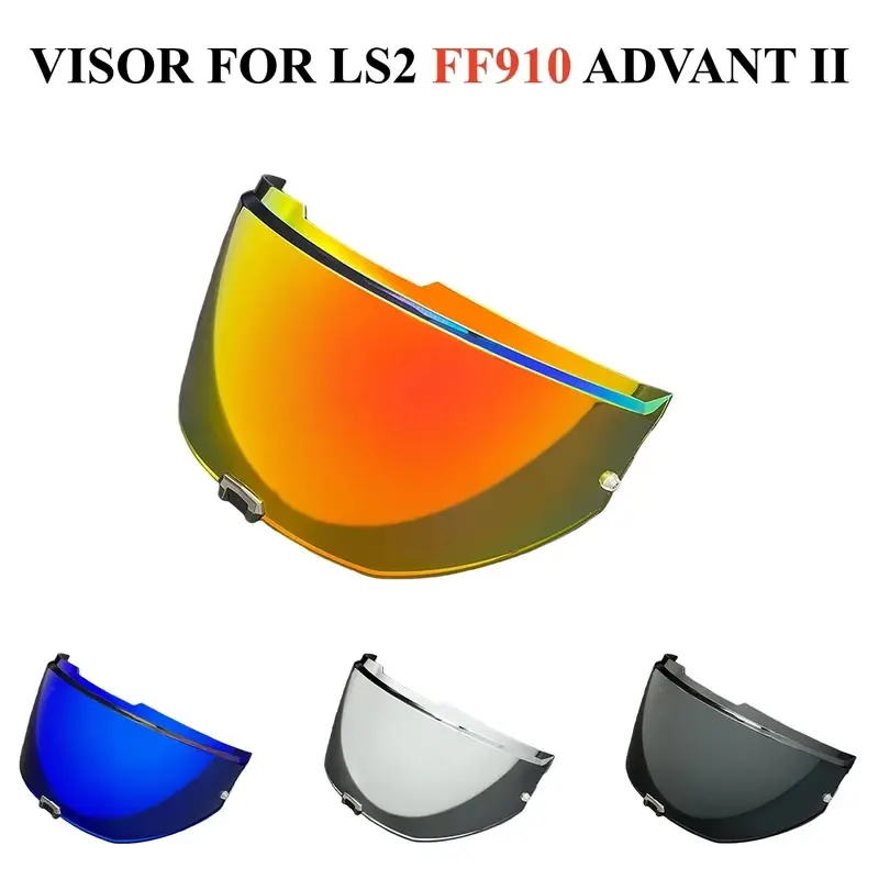 Motorcycle Helmet Visor - Polycarbonate Eye Protection Shield for LS2 FF910 ADVANT II Modular Flip-Up Helmets, Driving Safety Motorcycle Accessories