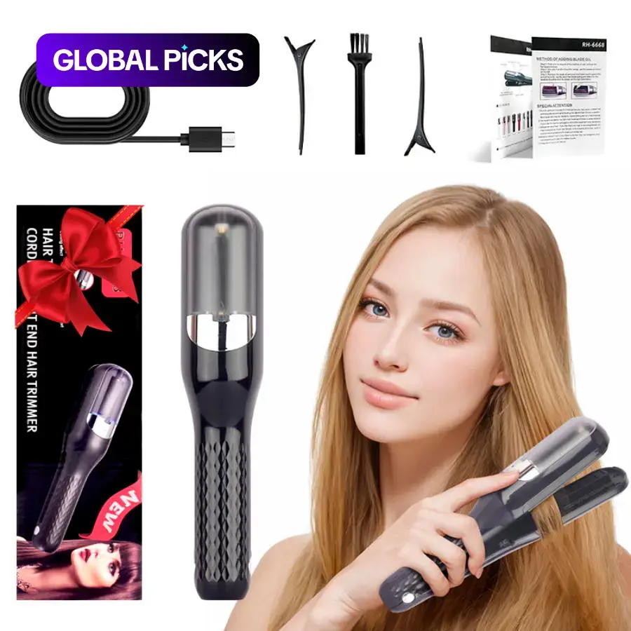 USB Charging Hair Trimmer, Multi-Functional Electric Clipper, Portable Split Ends Trimmer, Home Use, Auto Hair Cutter, Gift Idea