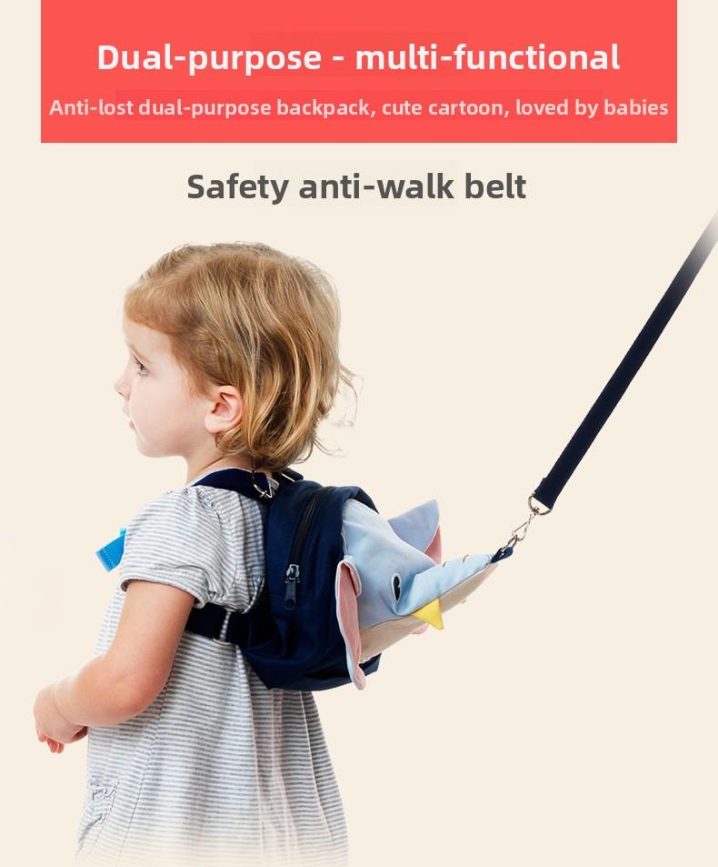 Super Cute Anti-Lost Backpack | Mini Rucksack with Traction Leash, Wrist Link & Security Lock with Key, Portable Lightweight Travel Backpack