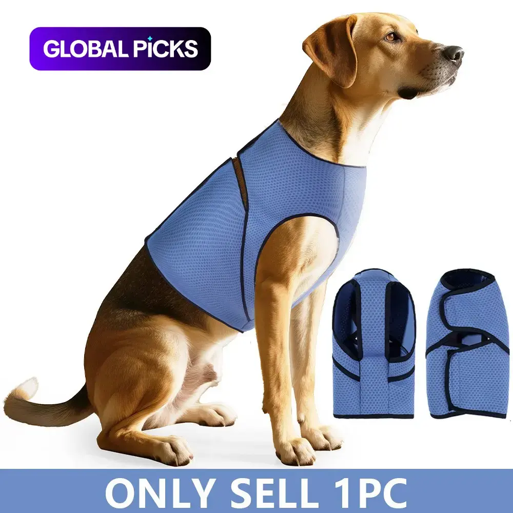 Summer Pet Thunderstorm Relief Vest, Breathable Comfortable Calming Pet Anxiety Relief Vest, Pet Supplies for Dogs & Cats #GLOBAL PICKS