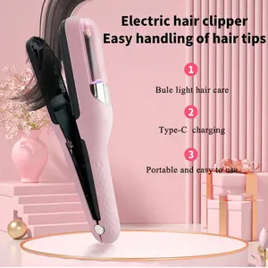 2026 Newest Model, Wireless Split-End Trimmer, Self-Charging 2-in-1 Hair End Repairer, suitable for dry, damaged and brittle straight hair, styling tool for home and travel, hair styling tool