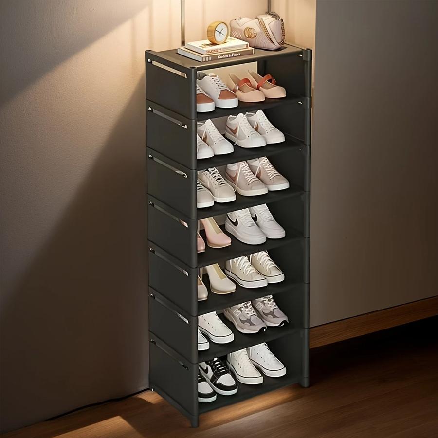 Adjustable Large-Capacity Shoe Rack, Dustproof Shoe Storage Organizer, Shoe Display Stand, Home Organizer for Living Room and Bedroom, Shoe Holder Adjustable Large-Capacity Shoe Rack, Dustproof Shoe Storage Organizer, Shoe Display Stand, Home Organizer for Living Room and Bedroom, Shoe Holder