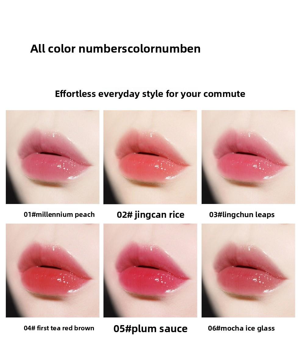 armosu Mirror Water Gloss Lipstick Non-Fading Matte Velvet Long-Lasting Natural Brightening Matte Moisturizing Lipstick In Stock