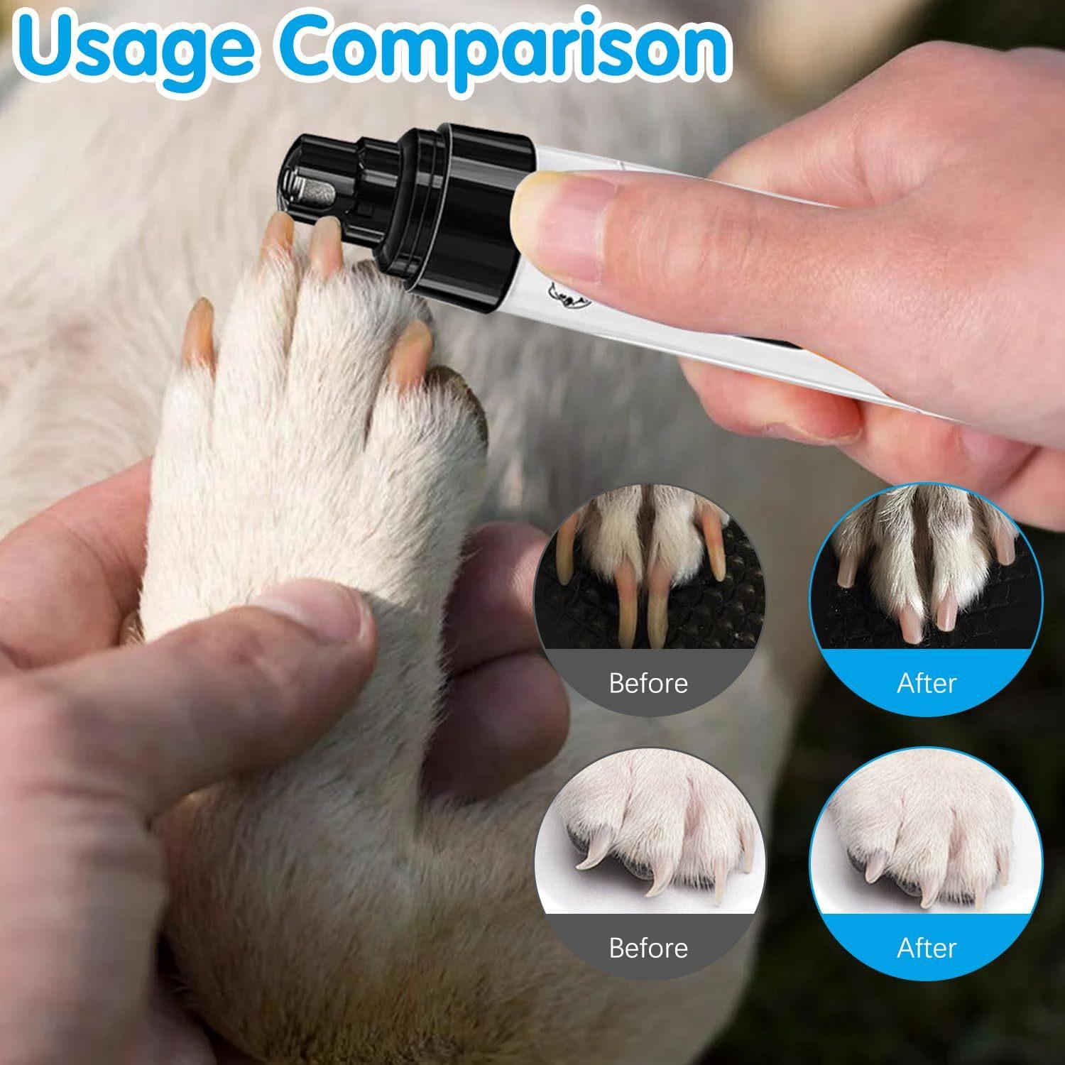 Pet Nail Grinder |   Whisper Quiet Claw Trimmer for Dogs, Cats and Other Animals |   Safe & Stress Free Nail Grooming, Ideal for Sensitive Pets of All Breeds & Sizes