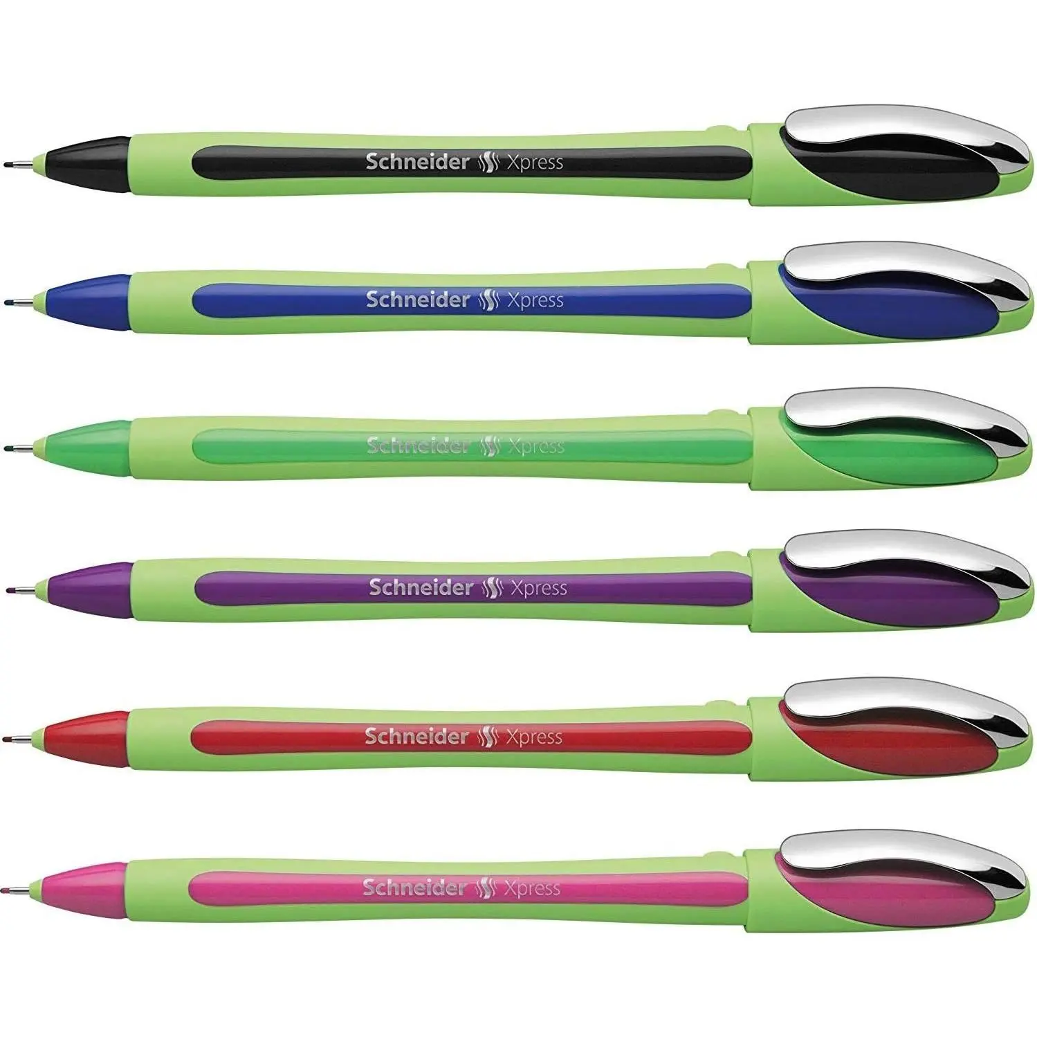 Xpress Fineliner Pens 0.8mm  Colors - Pack 6