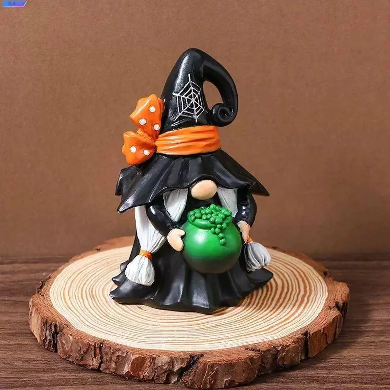 Halloween Potion Wizard Festival Decor, New Resin Desktop Ornament, Atmospheric Novelty Decoration, Perfect for Halloween Celebrations