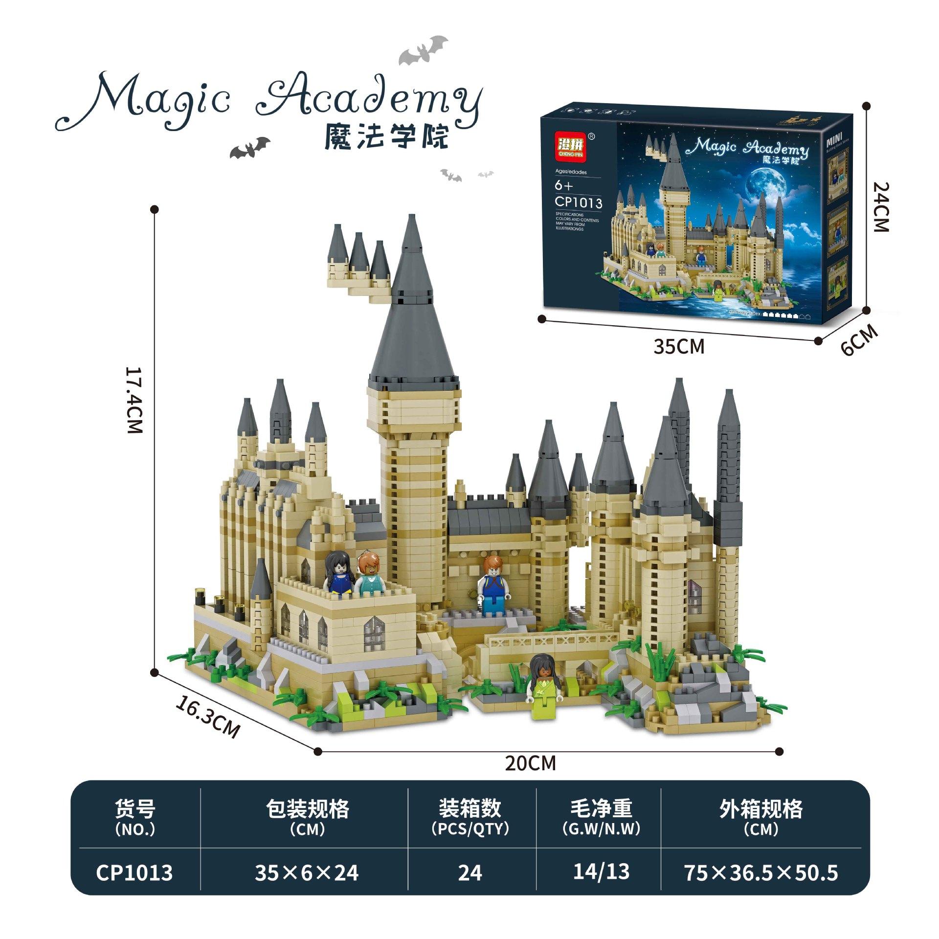 This compatible Harry Potter Hogwarts Castle building block set makes a wonderful gift for children and is a very fun and educational toy. (No lights)