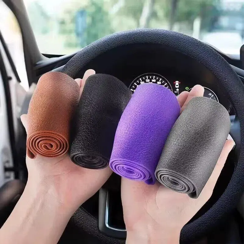 Silicone Steering Wheel Cover for Men Women Summer Trendy Aesthetic Car Interior Accessory Sporty Wheel Sleeve