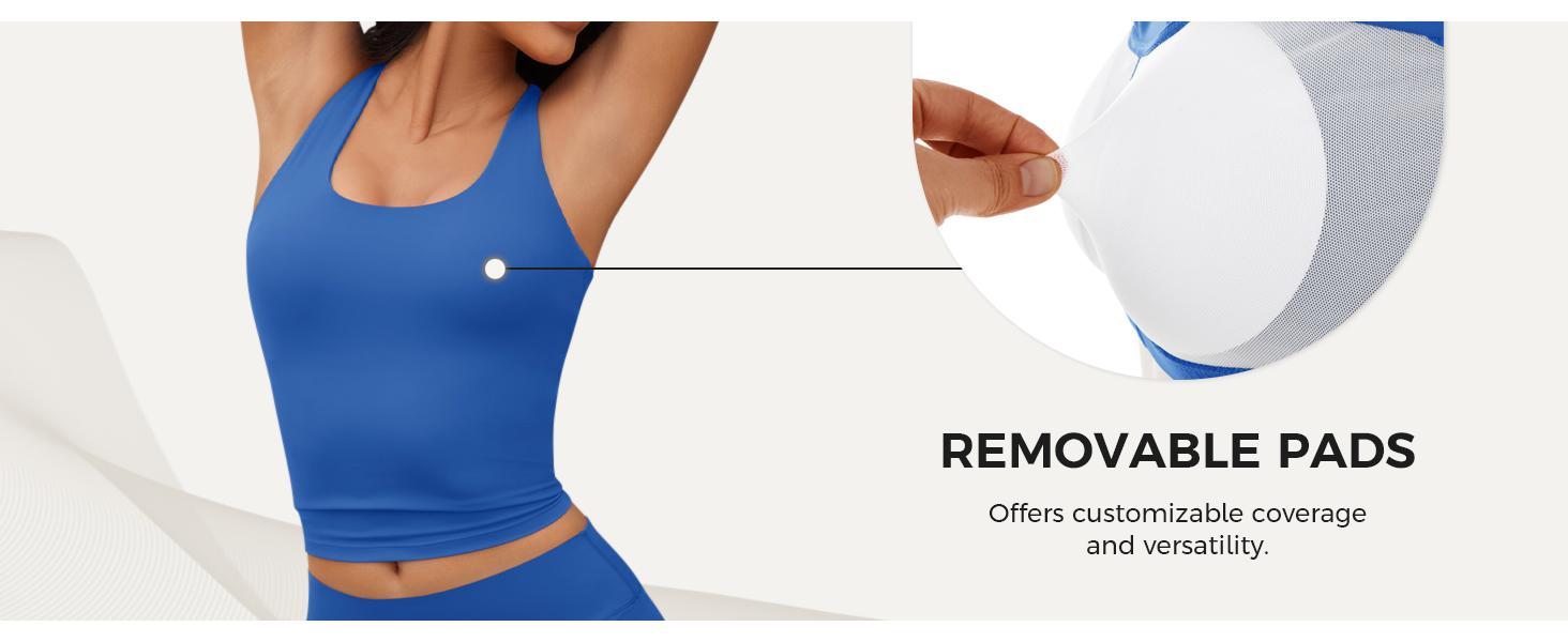 Imily Bela Womens 2 Piece Workout Sets Cross Back Padded Halter Tank Tops High Waisted Biker Yoga Shorts Gym Outfits