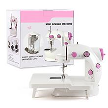 Compact Portable Sewing Machine, Portable Two Speed Sewing Machine with Needle Guard for Beginners, Women, Traveling, Home Use for Crafts, Mending, DIY Projects - Easy to Use, Comes with User's Manual  Q
