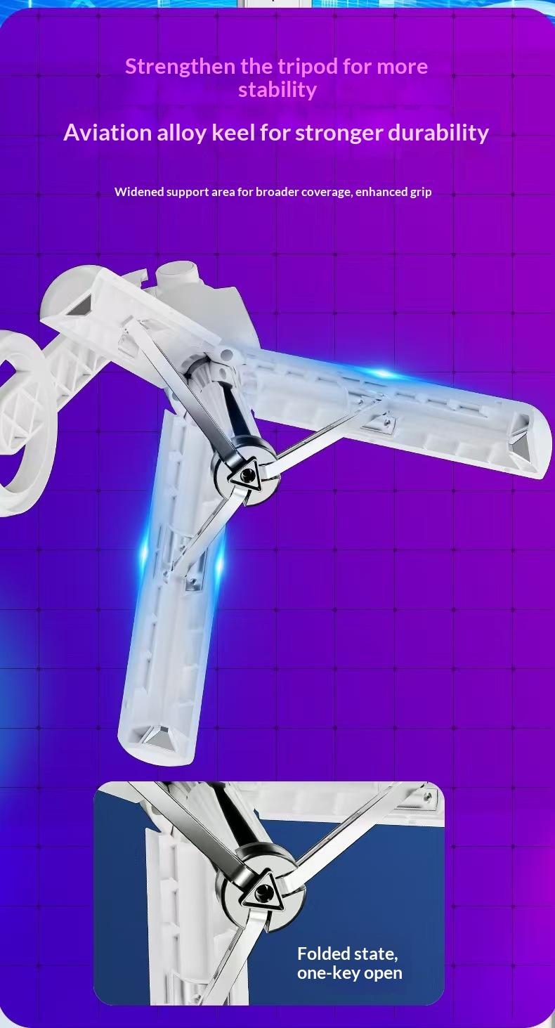 Triangle magnetic selfie stick tripod mobile phone photo 360 degree rotation Bluetooth integrated frame cross-border