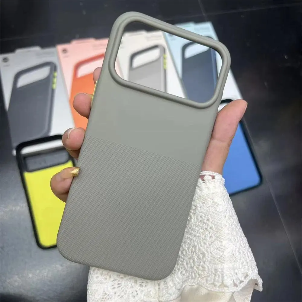 Official Magnetic Solid-Color Matte Smartphone Case - Shockproof Protective Back Cover for iPhone 12-17 Pro Max, Cellphone Handheld Accessories with Wireless Compatibility