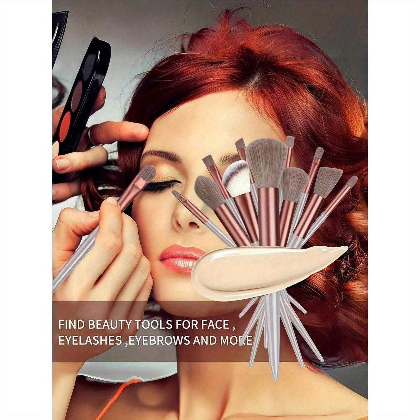 13pcs Professional Makeup Brush Set Soft Fur Beauty Eye Shadow Foundation Blush Cosmetic Brushes