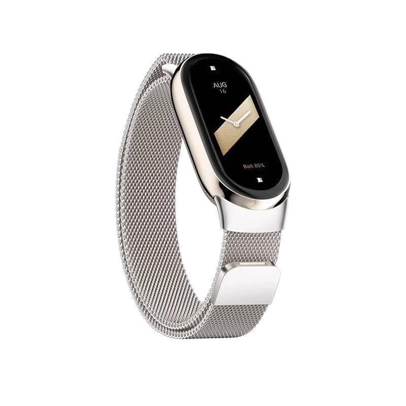 Compatible with Xiaomi Mi Band 9 ceramic version strap 8m Lanis metallic smart magnetic wristband