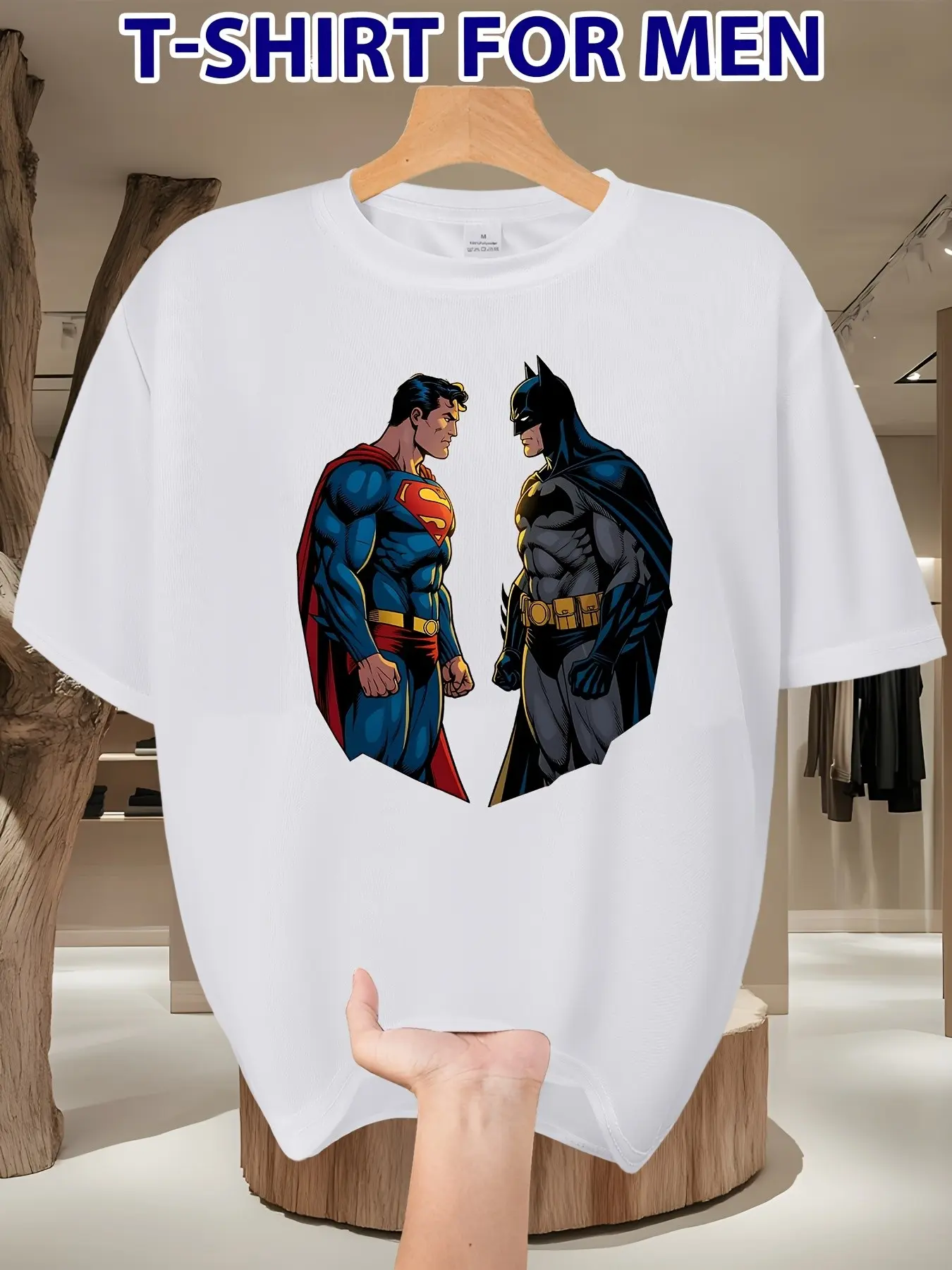 Warner Bros. Wb Superman Series Men's Short Sleeve T-Shirt, Comfortable Casual Style, Perfect Gift for Birthday, Father's Day, Holidays