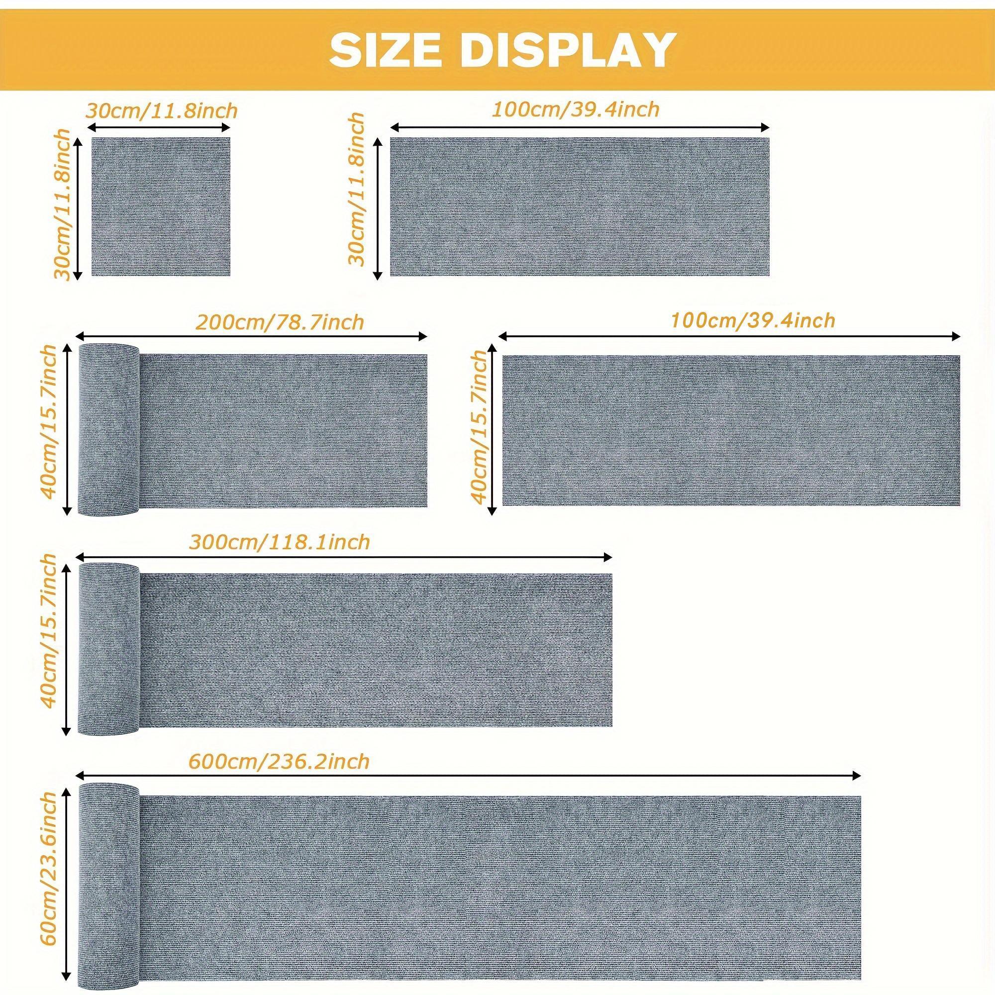 Customizable Cat Scratching Mat - Durable, Easy-Install Furniture Protector & Claw Care Pad for Cats - Multi-Purpose, Long-Lasting Polyester Design