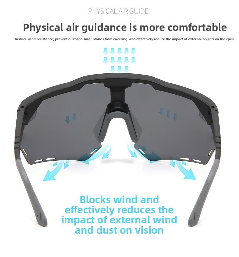 2026 New Polarized Sunglasses for Women, Sun Protection Sunglasses for Men, Colorful Sports Windproof Cycling Glasses Wholesale