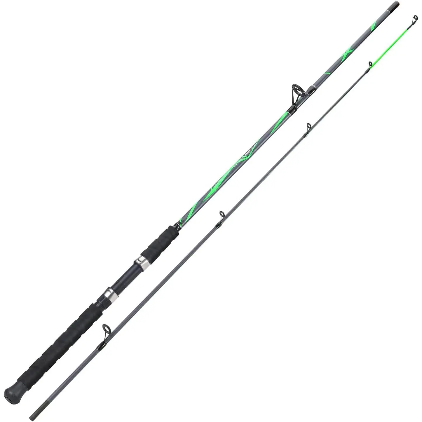 Spinning Rods,  Carbon&Glass Composite Fishing Pole with Stainless Steel Line Guides for Catfish- 7'0"