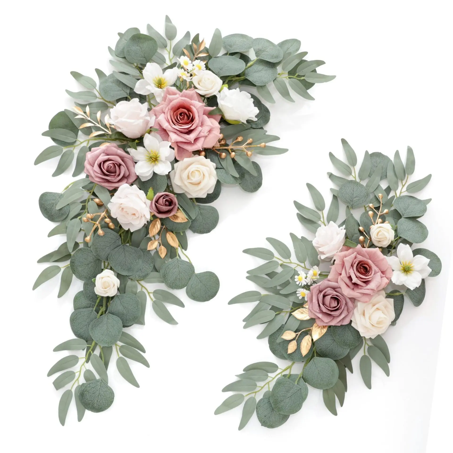 Artificial flower tags, welcome arch flowers, decorative flowers for outdoor weddings, doorframe flowers, wedding celebration decorations, fake flowers, Artificial Floral Ornaments