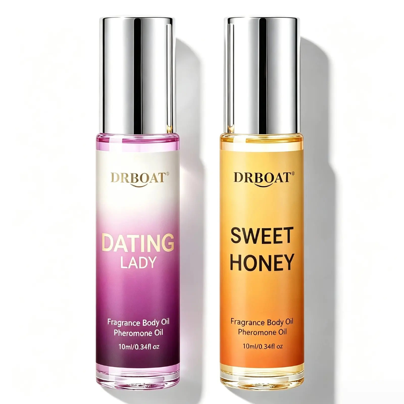 Honey & Date Pheromone Oil - Oud Roll On Subtle Perfume Oil, Vanilla & Bergamot Scent Oil for Unisex, Romantic Enchanting Fragrance Oil Traveling or Home Bathroom Use.