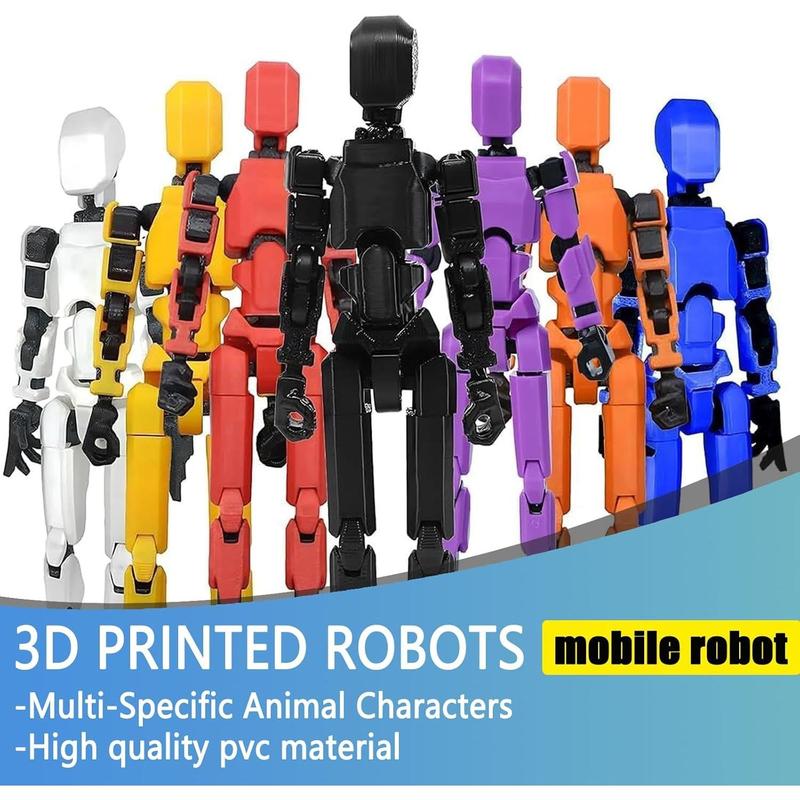 2026 New Assembly Completed-Titan 13 Action Figure,Dummy Robot 13 Action Figures Set,3D Printed Multi-Jointed Action Figures,Nova 13 Action Figure for Collectors Desktop Decorations (9pcs)