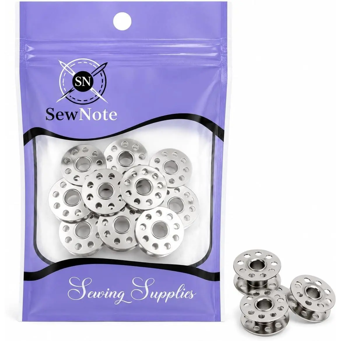 Featherweight Bobbins Made to Fit Singer 221 222 301 (10 Pack)