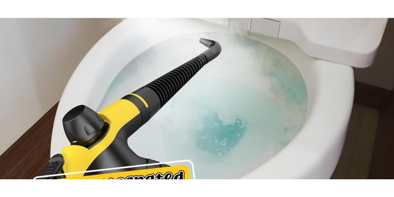 99% Sterilization Handheld Steam Cleaner with 10 Attachments - High-Pressure, Fast Heat-Up for Cars, Grout, Bathrooms, Upholstery - Large Tank, Safety Lock, No Chemical Residue, Includes Nylon Brushes & Squeegees, Steam Cleaner for Car